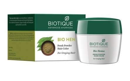 Biotique Bio Henna Fresh Hair Color Powder - 90 GM