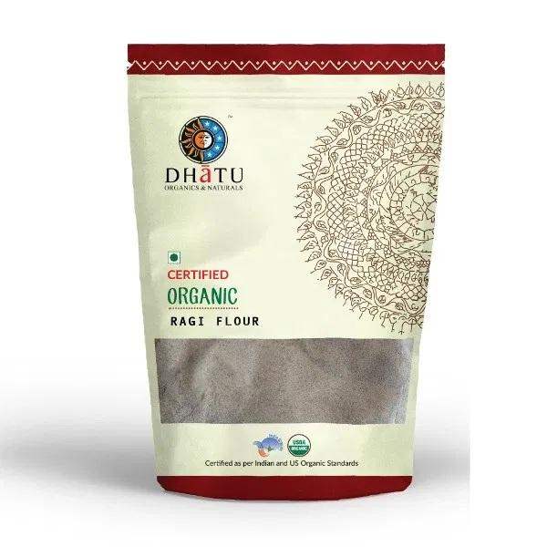 Dhatu Organics Ragi Flour - 500 GM