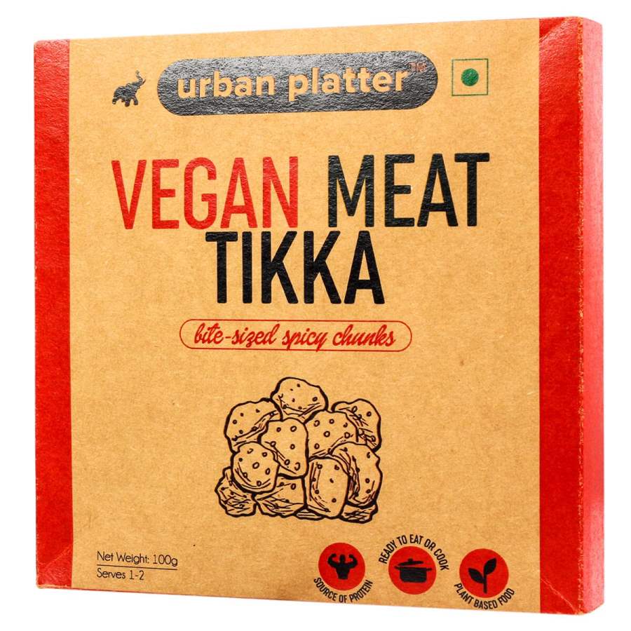 Urban Platter Vegan Meat (Soyabean) Tikka - 100 g