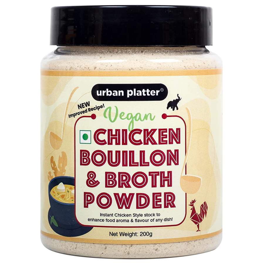 Urban Platter Vegan Chicken-Less Bouillon & Broth Powder - 200 GM