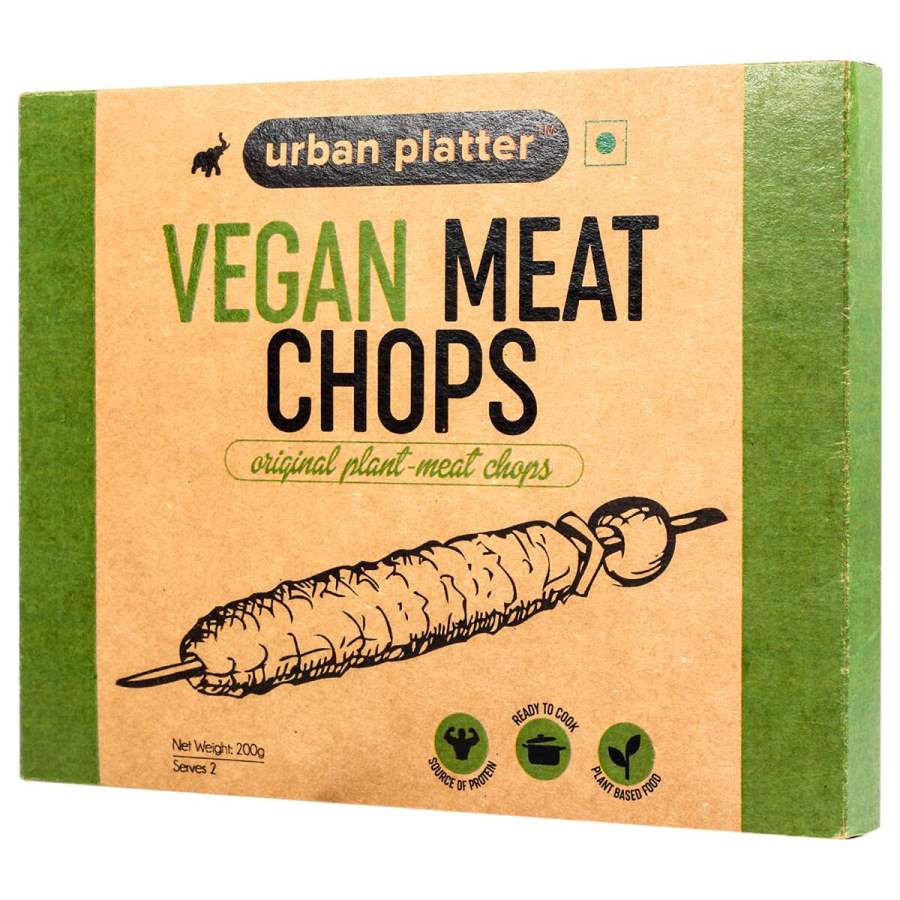 Urban Platter Vegan Meat (Soyabean) Chops - 200 GM