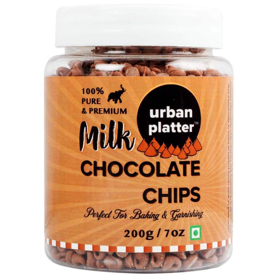 Urban Platter Milk Chocolate Chips - 200 GM
