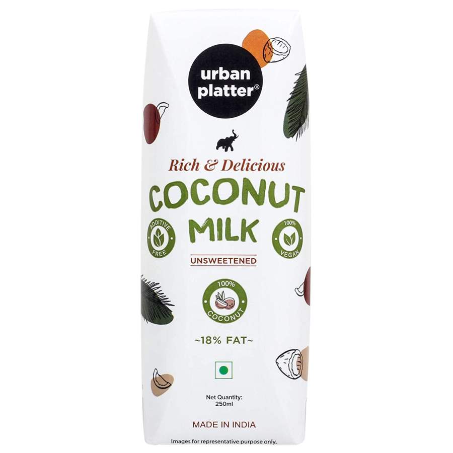 Urban Platter Unsweetened Coconut Milk - 250ml