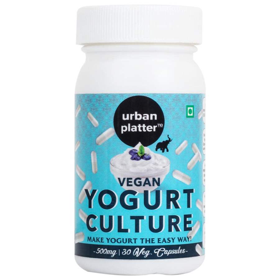 Urban Platter Vegan Yogurt Culture, 30 Veg Capsules - 1 No