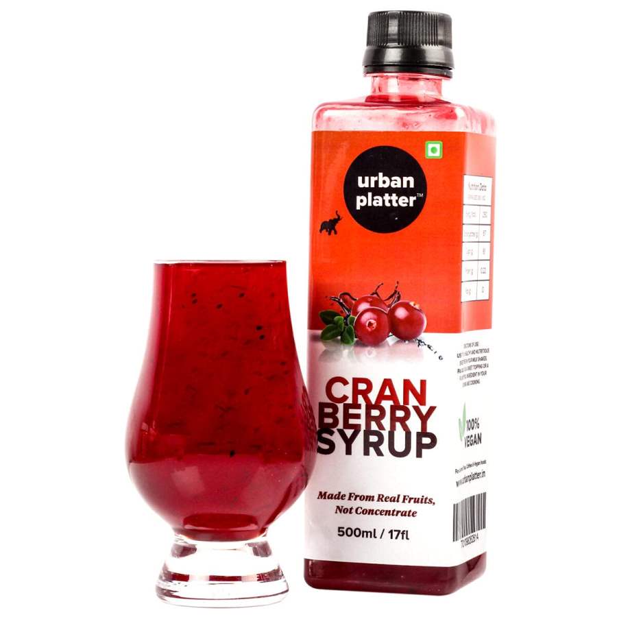 Urban Platter Cranberry Syrup - 500ml