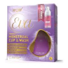 WOW Skin Science Eva Reusable Menstrual Cup And Wash Size L Above 30 Years Size L - 15 GM