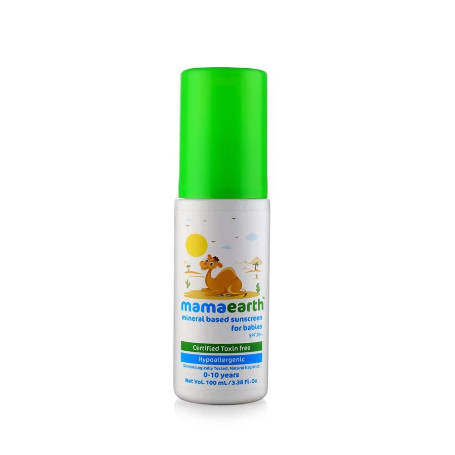 MamaEarth Mineral Based Sunscreen Baby Lotion SPF 20+ - 100 ML
