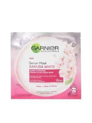 Garnier Skin Naturals Sakura White Face Serum Sheet Mask (Pink) - 32 g