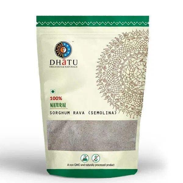 Dhatu Organics Sorghum Rava (Semolina) - 100 GM
