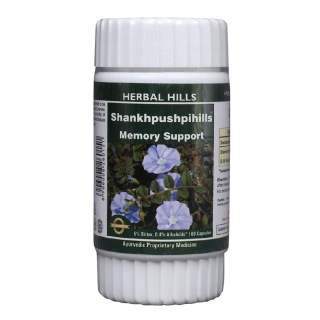 Herbal Hills Shankhpushpihills Capsules - 60 Caps