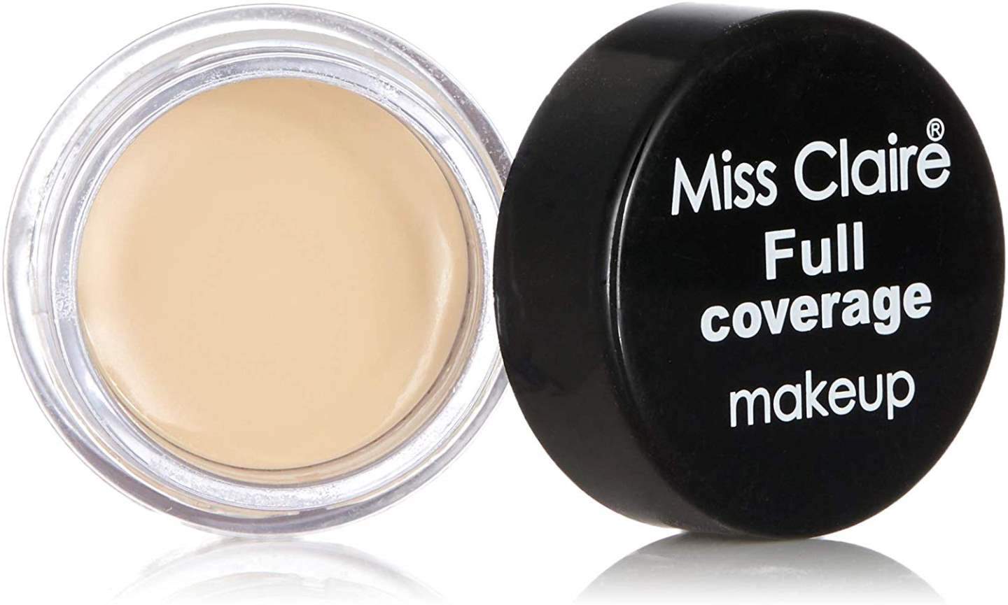 Miss Claire Full Coverage Makeup 20 Ivory, Beige - 6 g