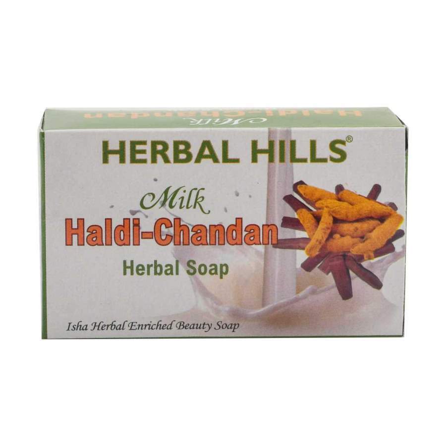 Herbal Hills Milk Chandan Turmeric Soap - 100 GM