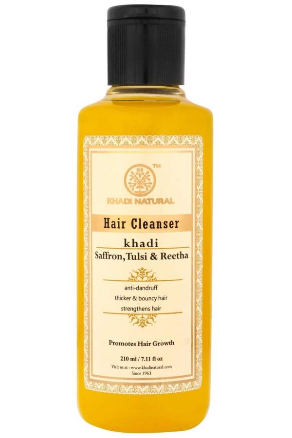 Khadi Natural Tulsi and Reetha Hair Cleanser (Shampoo) - 210 ML