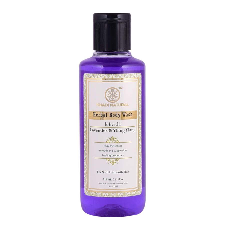 AtoZIndianProducts Lavender and Ylang Ylang Herbal Body Wash - 210ml - 1 No