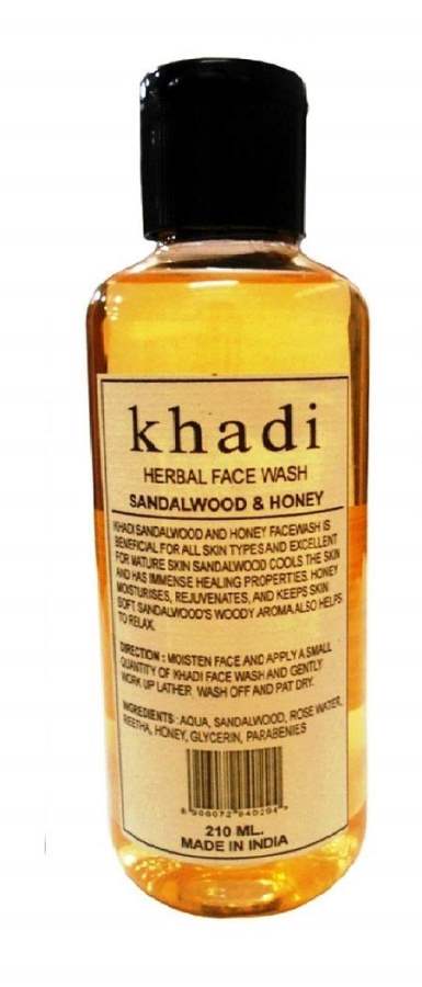 Khadi Natural Sandalwood And Honey Face Wash - 210ml - 1 No
