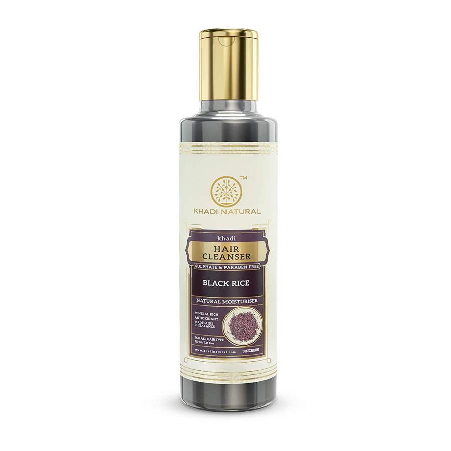 Khadi Natural Black Rice Cleanser/Shampoo - 210 ML