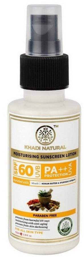 Khadi Natural Moisturising Sunscreen Lotion SPF 60 Pa++ - 100 ML