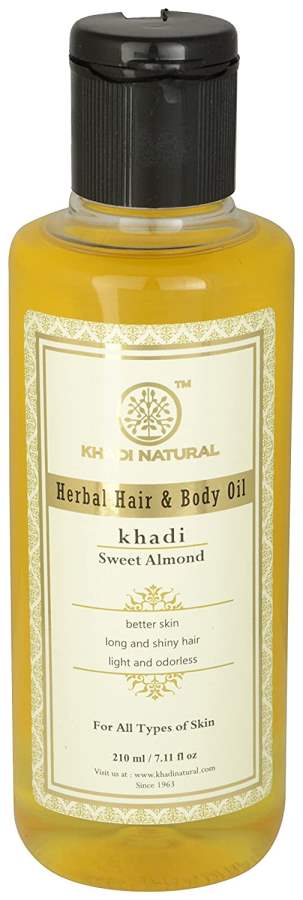 AtoZIndianProducts Sweet Almond Oil - 210ml - 1 No