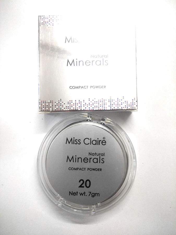 Miss Claire Natural Mineral Compact Powder, 20 Beige - 7 g