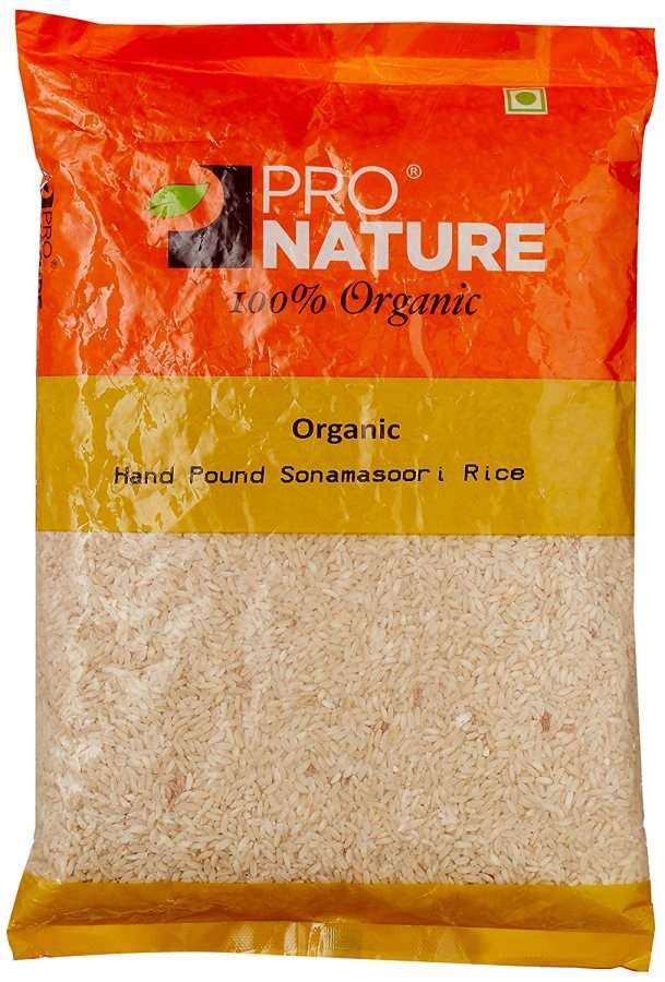 Pro nature Hand Pound Sonamasoori Rice - 1 Kg
