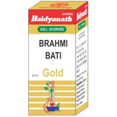 Baidyanath Brahmi Vati ( Swarna Moti Kesar Yukta ) - 10 Tabs