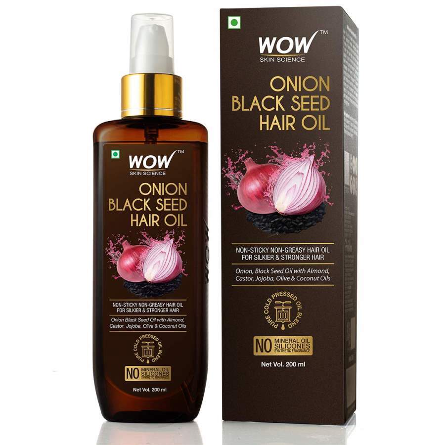 WOW Skin Science Onion Black Seed Hair Oil - 200 ML