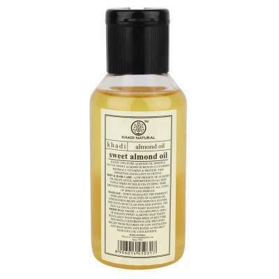 Khadi Natural Sweet Almond Hair & Body Herbal Oil - 100 ML