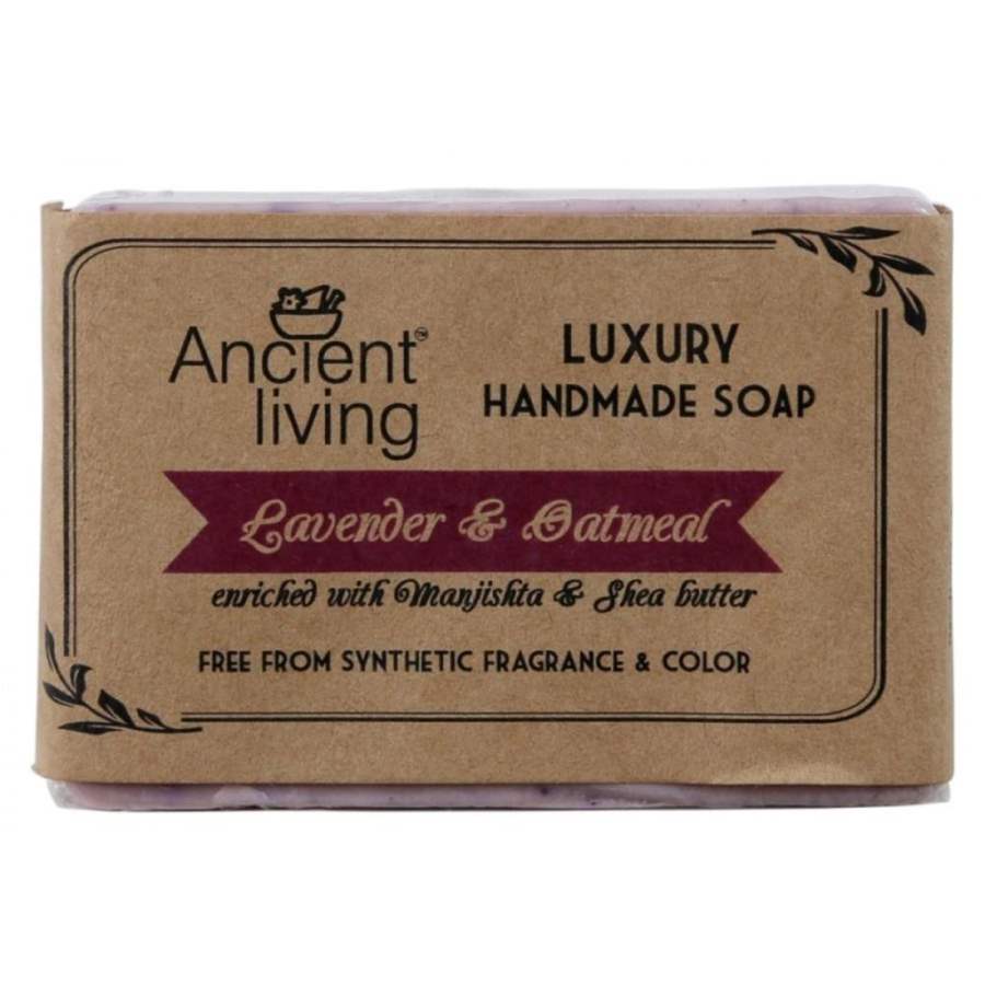Ancient Living Lavender & Oatmeal Luxury Handmade Soap - 100 GM