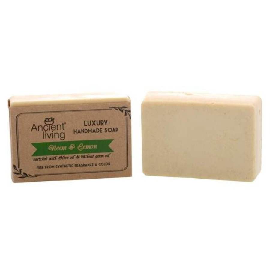 Ancient Living Neem & Lemon Luxury Handmade Soap - 100 GM