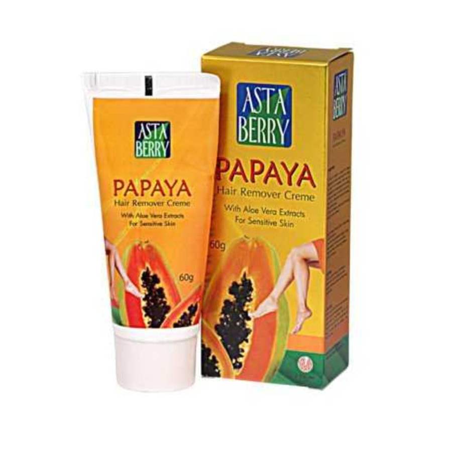 Asta Berry Papaya Hair Remover Creme - 60 GM