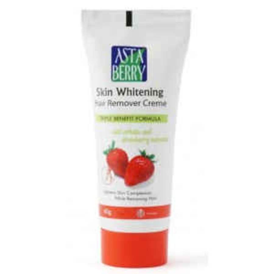 Asta Berry Skin Whitening Hair Remover Cream - 60 GM