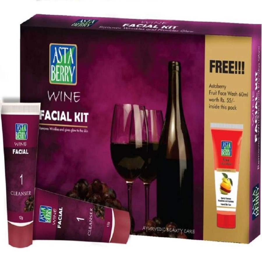 Asta Berry Wine Facial Mini Kit - 1 Kit