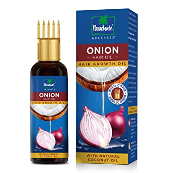 AtoZIndianProducts Parachute Advansed Onion Hair Oil with Comb Applicator - 200 ML