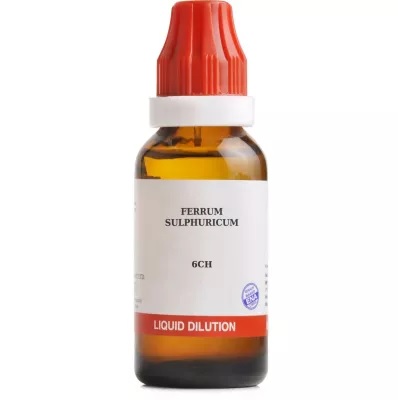 B Jain Homeo Ferrum Sulphuricum - 30 ml - 1000 CH