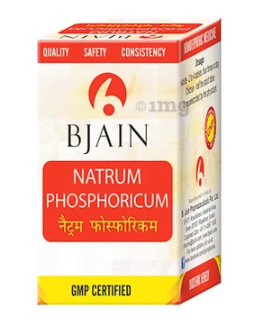 B Jain Homeo Natrum phosphoricum Biochemic Tablet - 25 gm - 12X