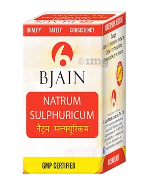 B Jain Homeo Natrum Sulphuricum Biochemic Tablet - 25 gm - 12X