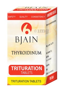 B Jain Homeo Thyroidinum Trituration Tablets - 25 gm - 3X