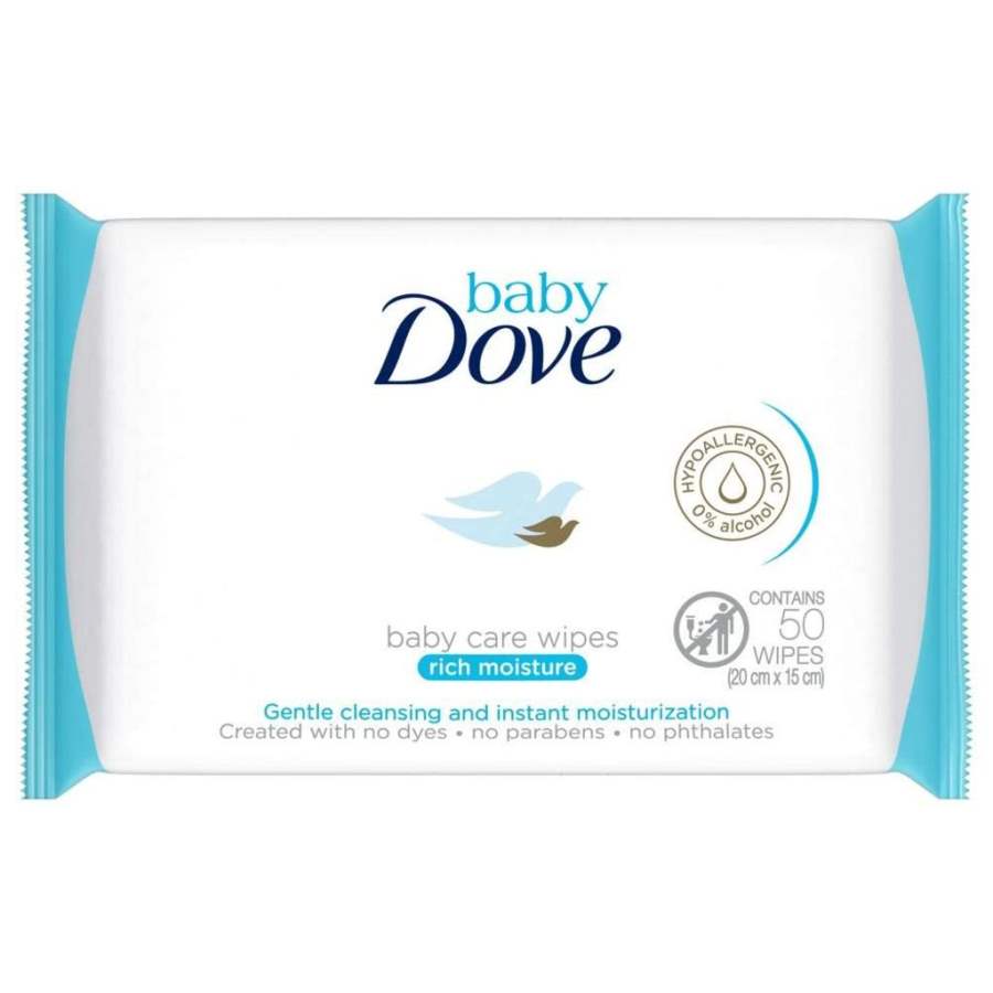 Dove Baby Wipes Rich Moisture - 50 Wipes