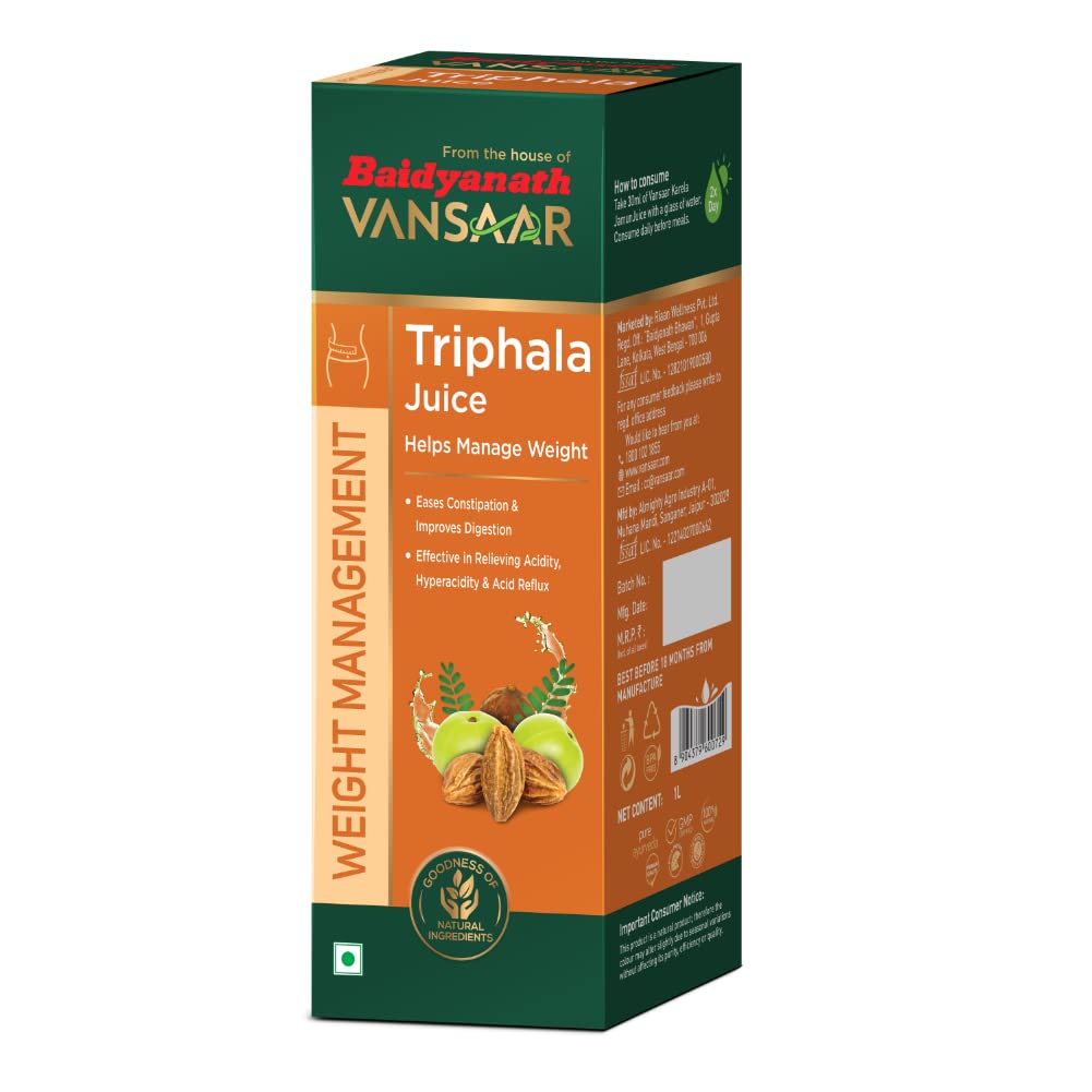 Baidyanath Vansaar Triphala Juice - 1 Ltr
