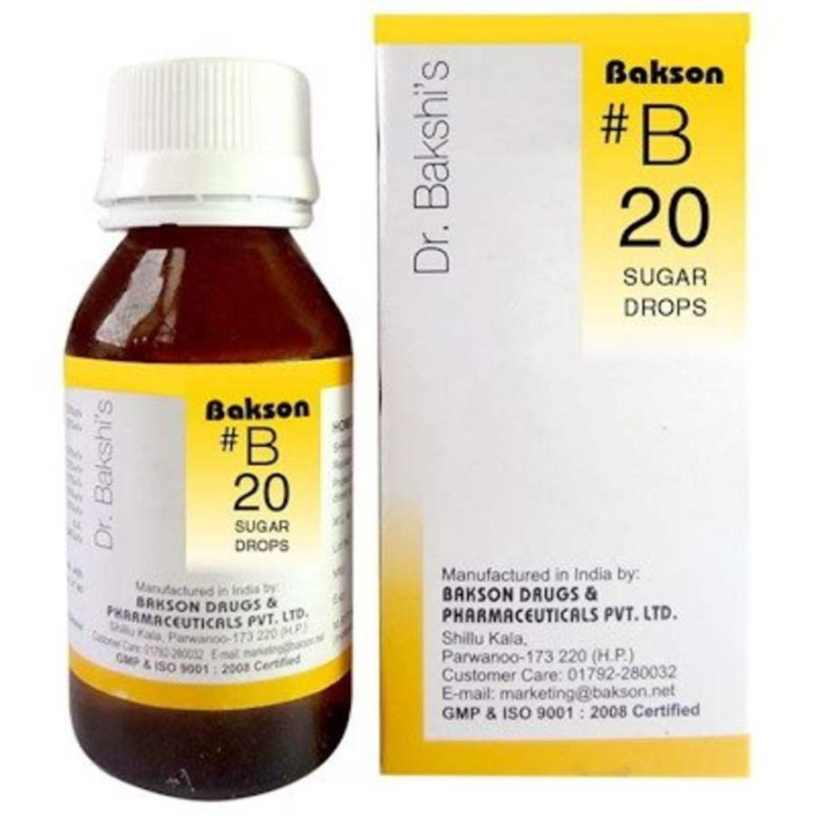 Bakson B20 Sugar Drops - 30 ML