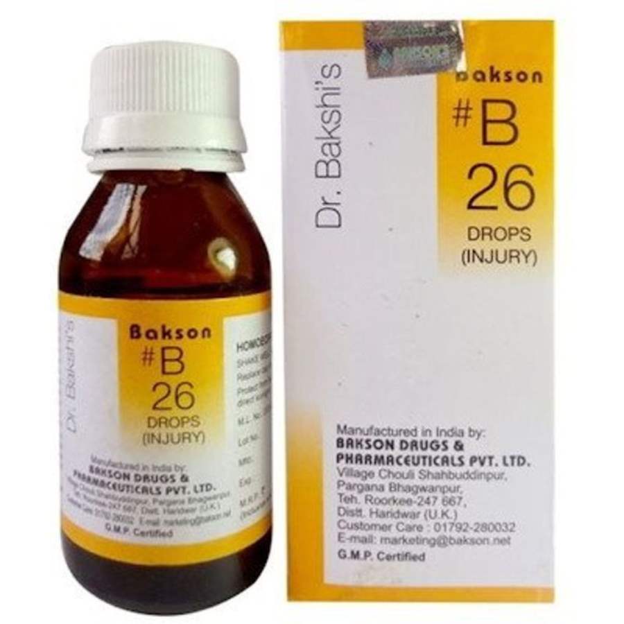 Bakson B26 Injury Drops - 30 ML