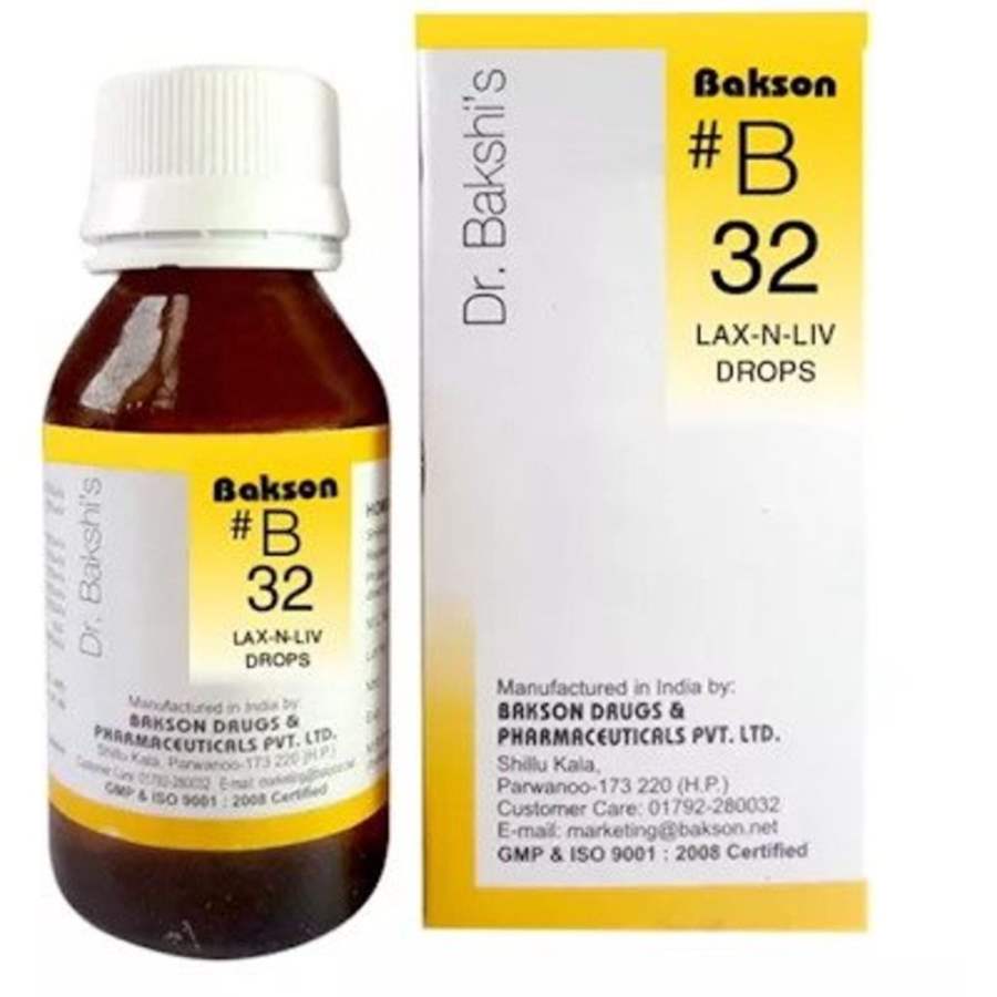 Bakson B32 Lax - n - Liv Drops - 30 ML