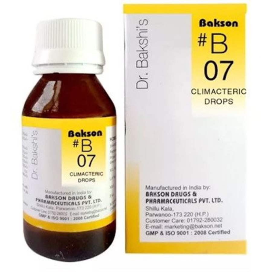 Bakson B7 Climacteric Drops - 30 ML