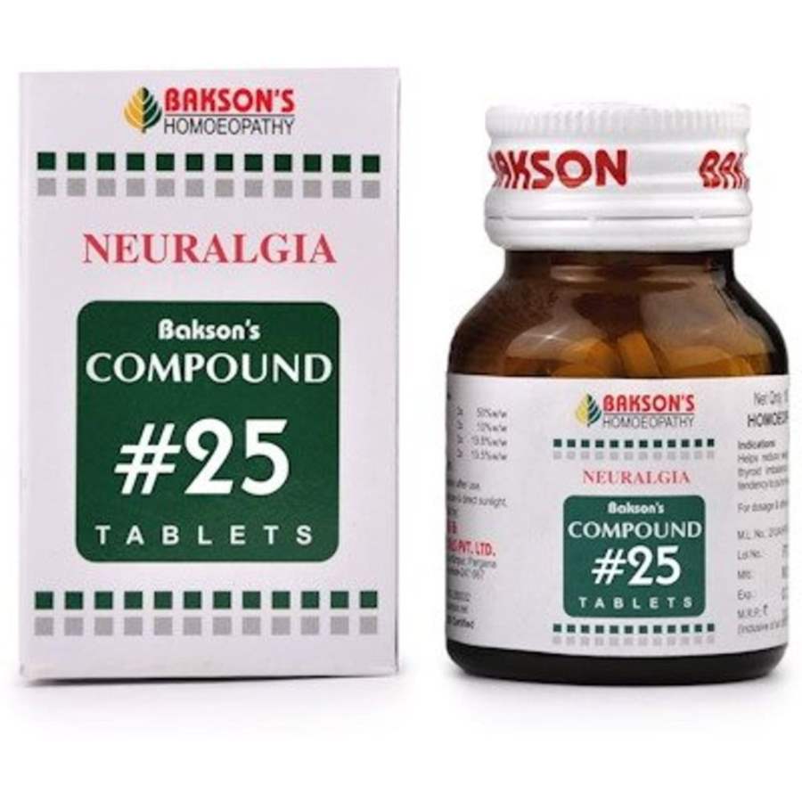 Bakson Compound No 25 (Neuralgia) - 100 Tabs