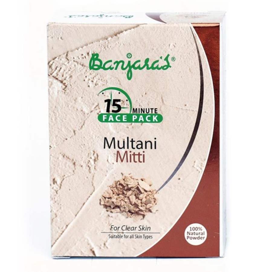 Banjaras 15Minute Multani Mitti Face Pack Powder - 100 GM