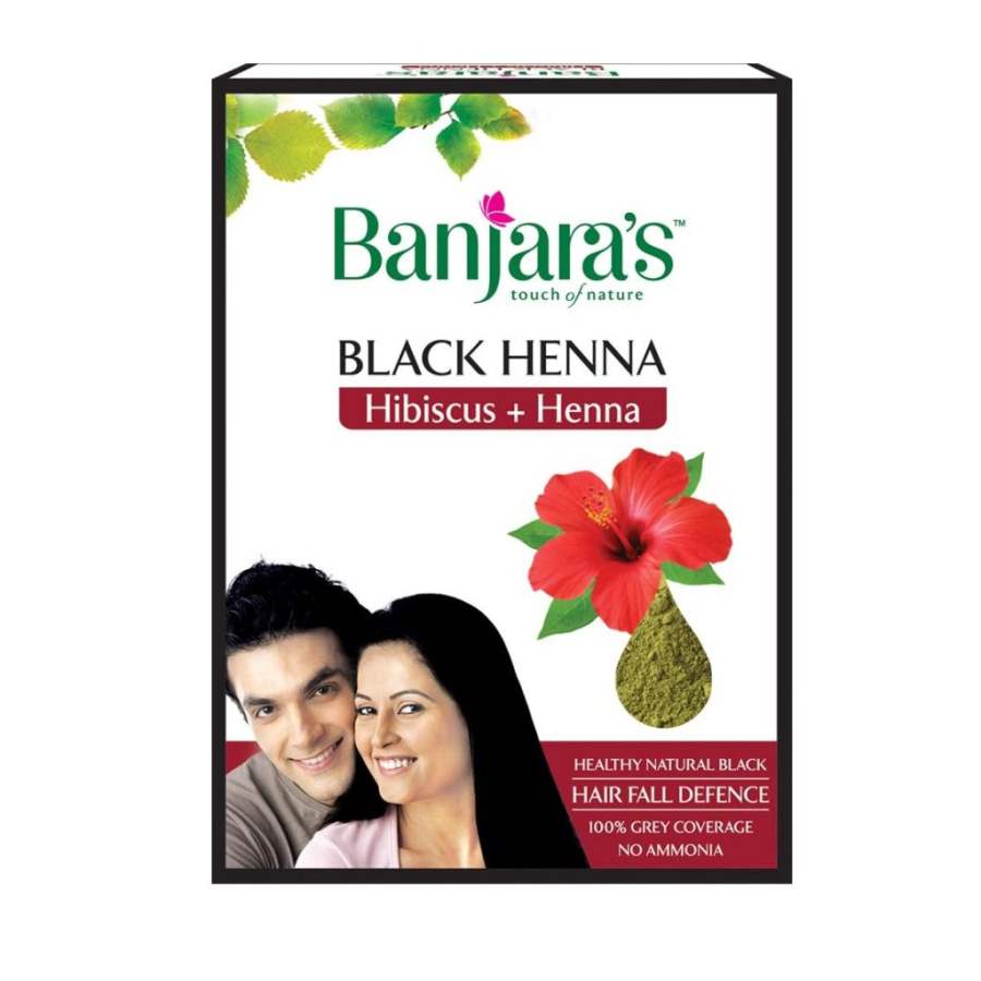 Banjaras Black Henna with Hibiscus - 50 GM