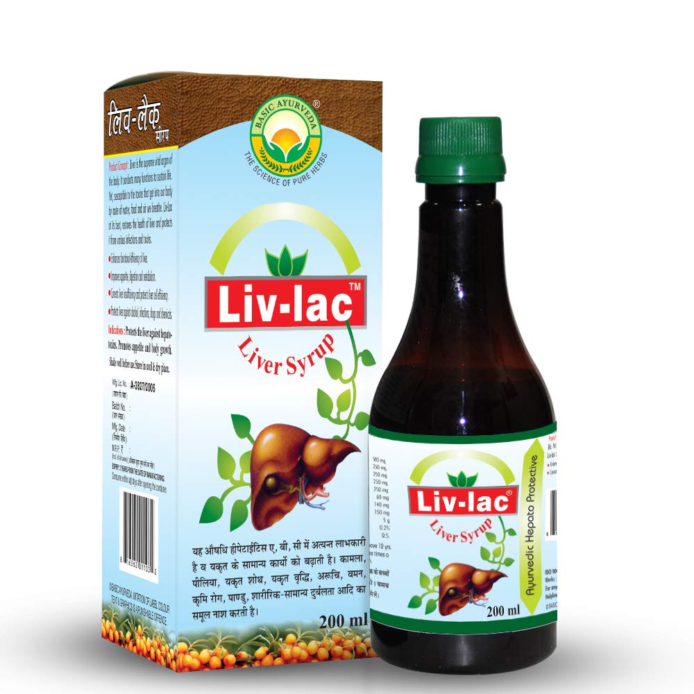 Basic Ayurveda Liv-Lac Liver Syrup - 200 ML