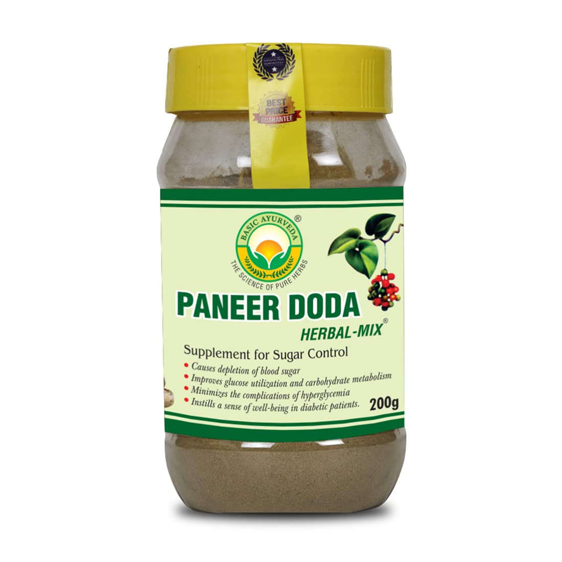 Basic Ayurveda Paneer Doda Herbal Mix Powder - 200 GM