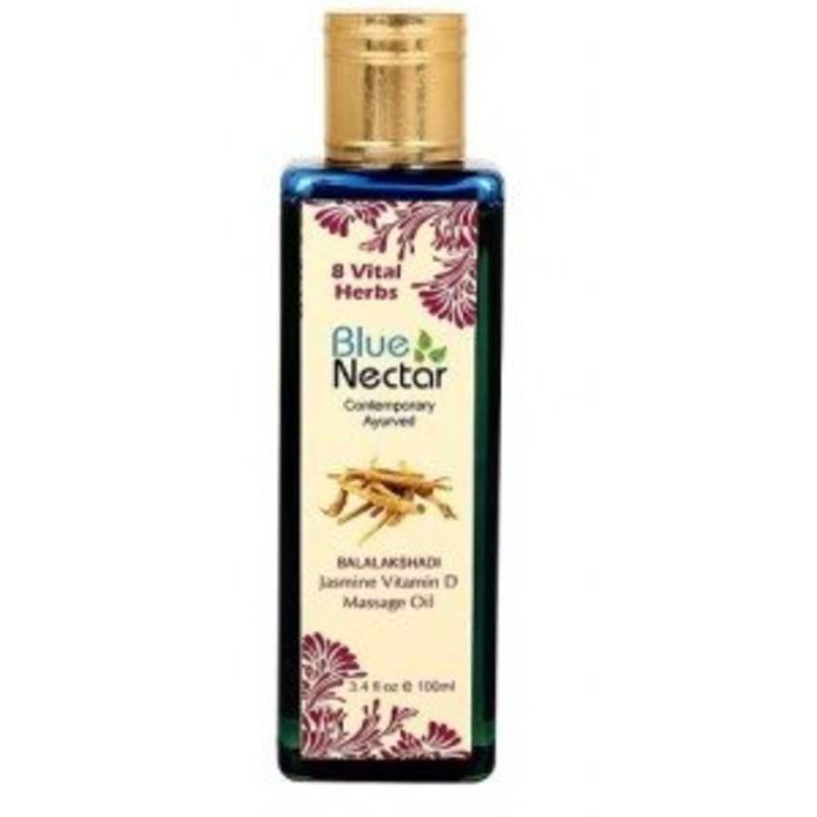 Blue Nectar Balalakshadi - Jasmine Vitamin D Massage Oil - 100 ML