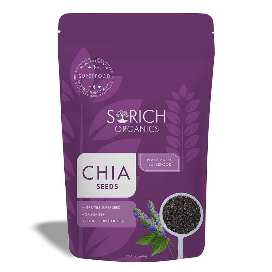 Sorich Organics Chia Seeds - 400 GM